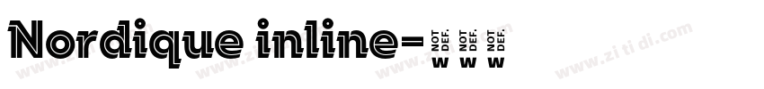 Nordique inline字体转换